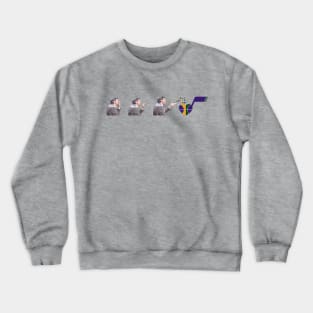 Jerry Sloan: A Love Story (mardi gras colors) Crewneck Sweatshirt